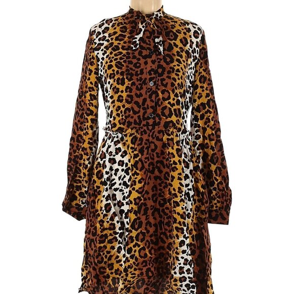 Love Moschino Leopard Print Dress 6 - Picture 1 of 15